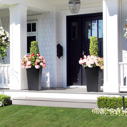 2pcs High Planters Pots for Indoor/Outdoor Use