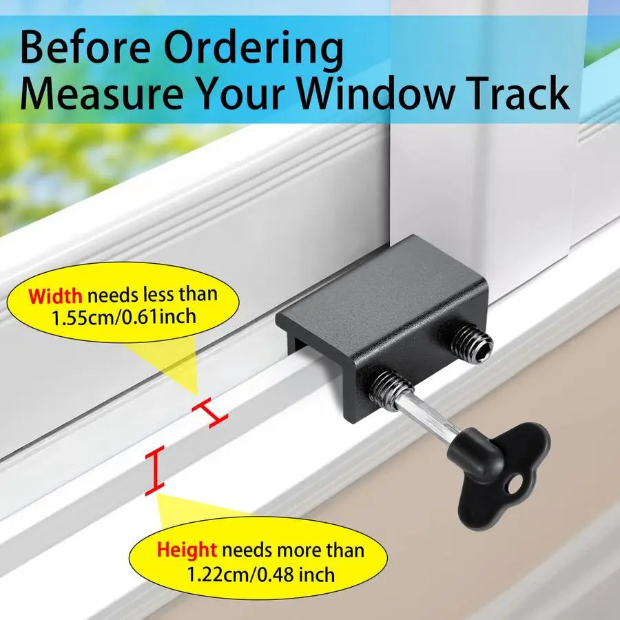 12 Pack Sliding Window Locks with Key