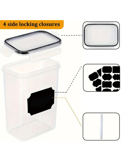 24pcs moisture-proof food storage containers