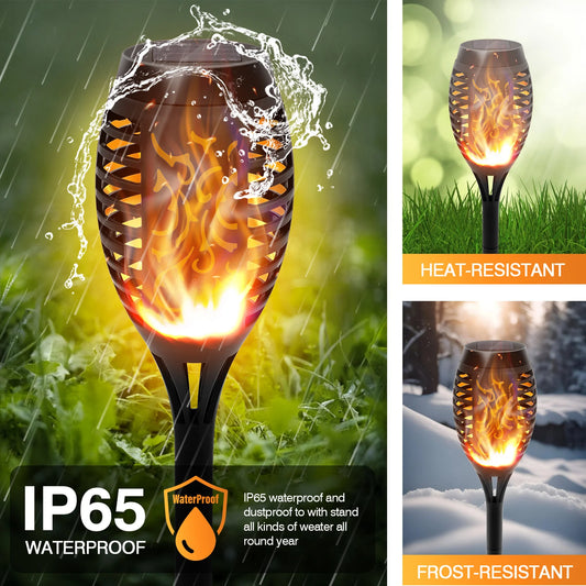 Solor Powered Flickering Flame Lights